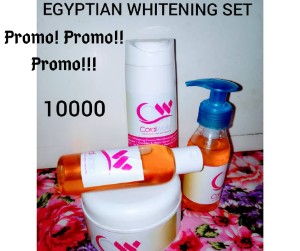 Egyptian Whitening Set, Caramel Set And Snow White Set