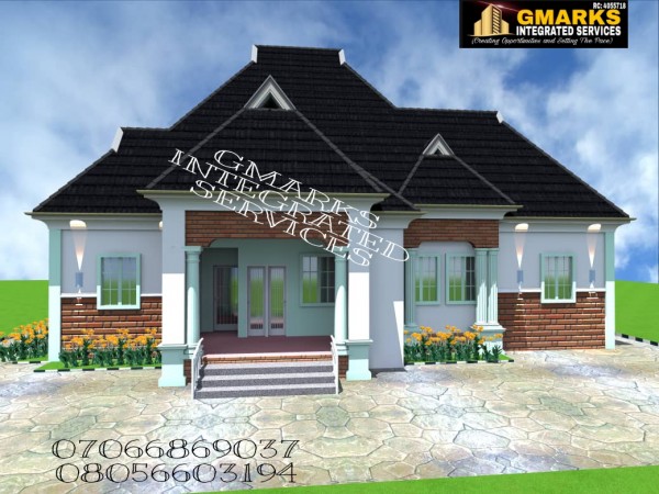 4 Bedroom Architectural Drawing